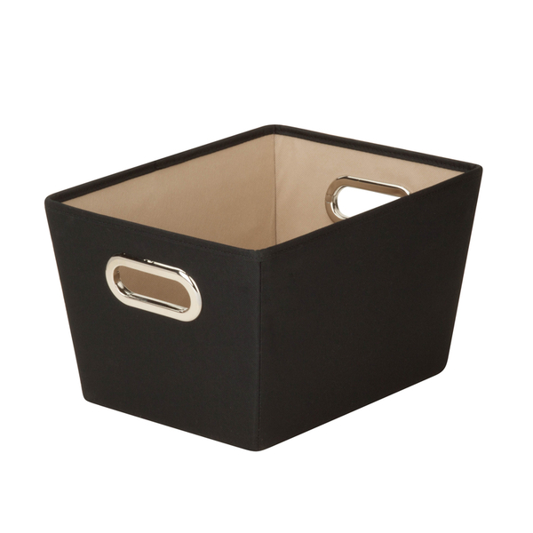 Honey-Can-Do Fabrc Storgbin Blk13X9.8 SFT-03071